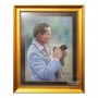 กรอบรูปภาพวาดสีน้ำมันพระบรมฉายาลักษณ์รัชกาลที9 